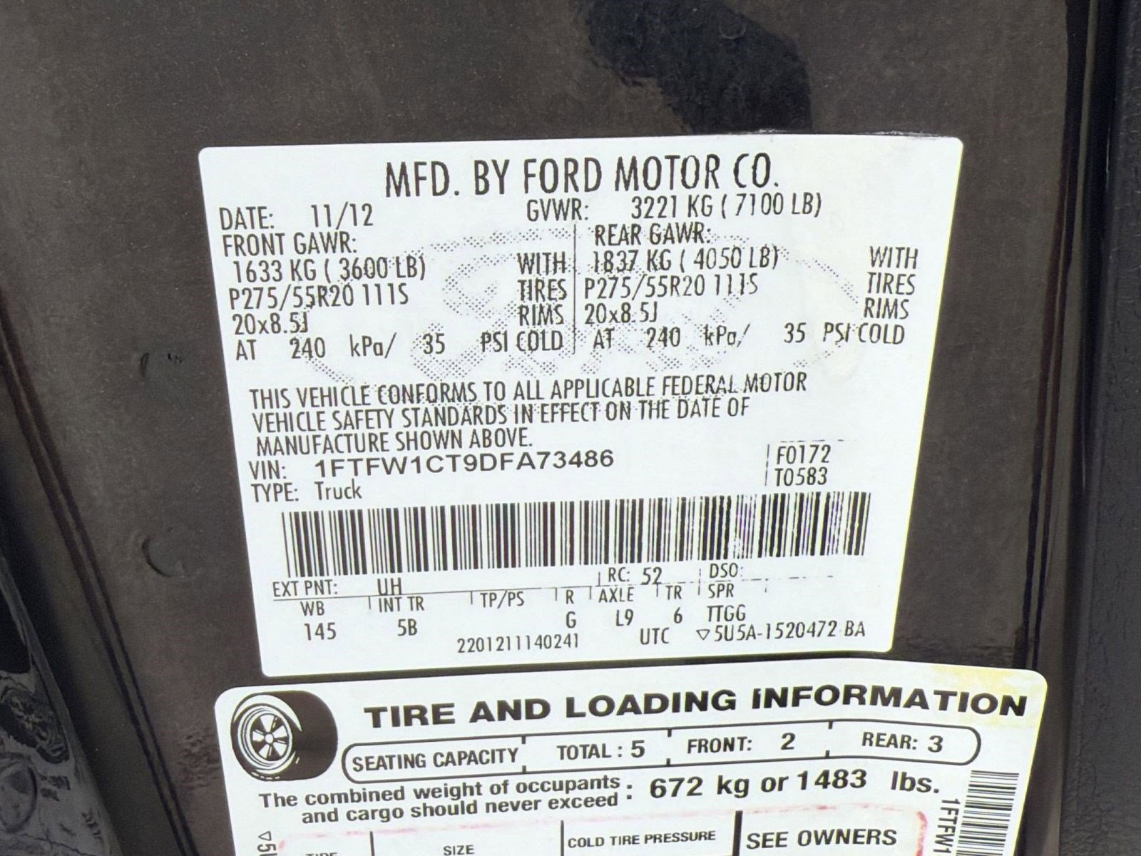 Used 2013 Ford F150 FX2 w/ Luxury Equipment Group image 20