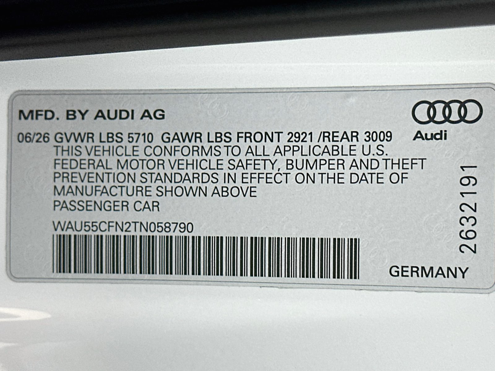 New 2026 Audi A6 Premium Plus AWD/4WD image 49