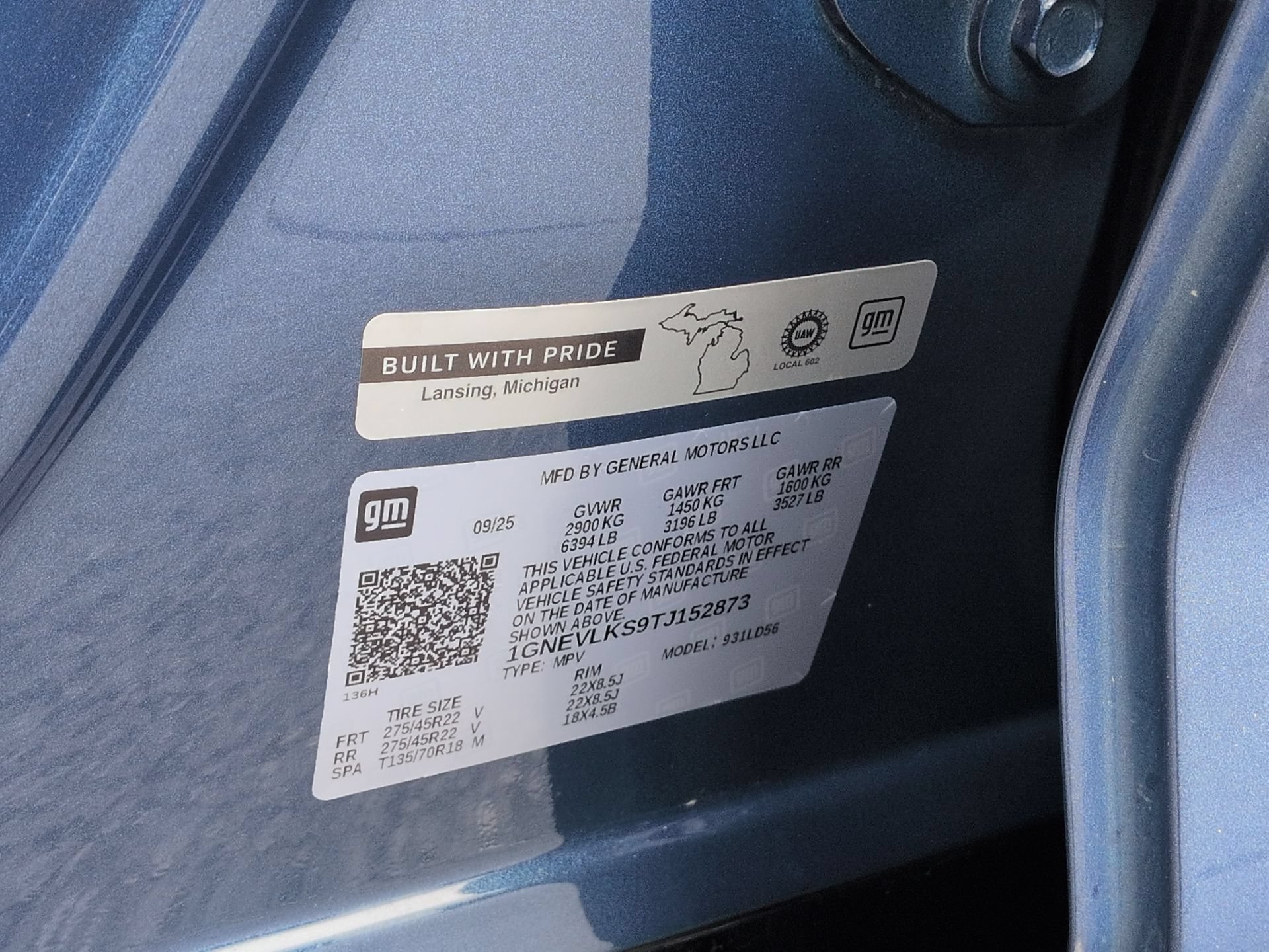 Certified 2026 Chevrolet Traverse RS w/ LPO, Floor Liner Package AWD/4WD image 35