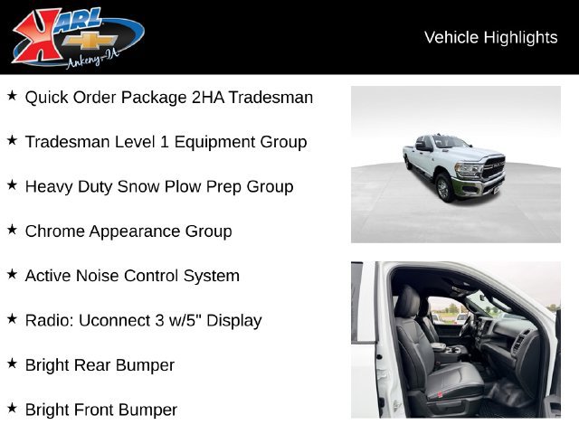 Used 2024 RAM 2500 Tradesman w/ Chrome Appearance Group AWD/4WD image 2
