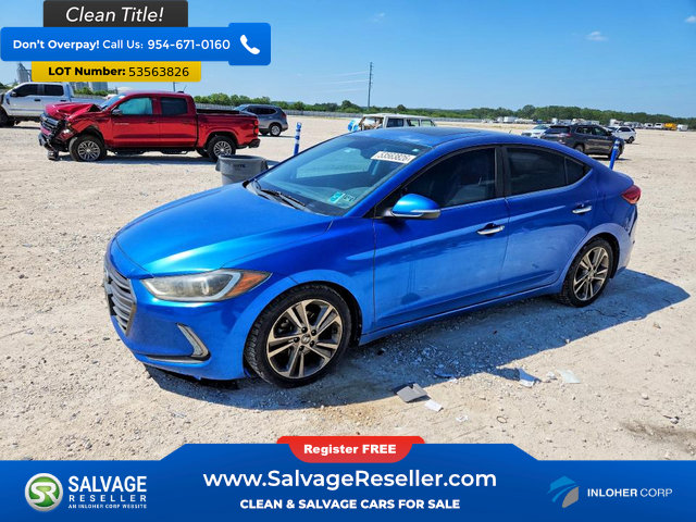 Used 2017 Hyundai Elantra Limited w/ Limited Tech Package 04