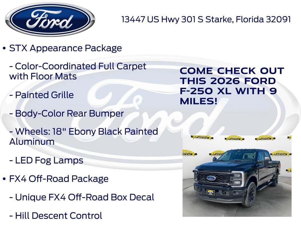New 2026 Ford F250 XL w/ STX Appearance Package AWD/4WD image 15