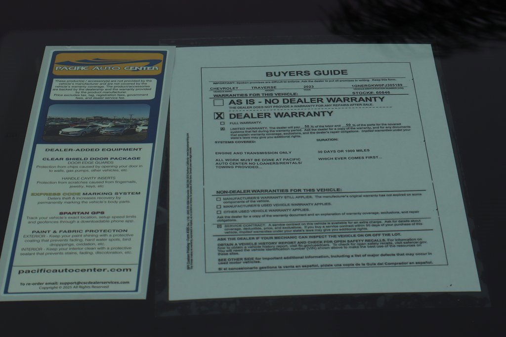 Used 2023 Chevrolet Traverse LT image 50