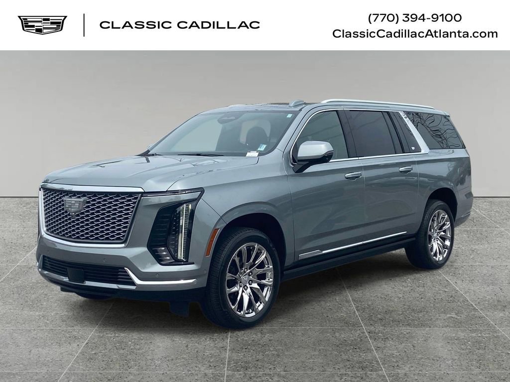 Certified 2025 Cadillac Escalade ESV Premium Luxury w/ LPO, Radiant Package AWD/4WD image 1