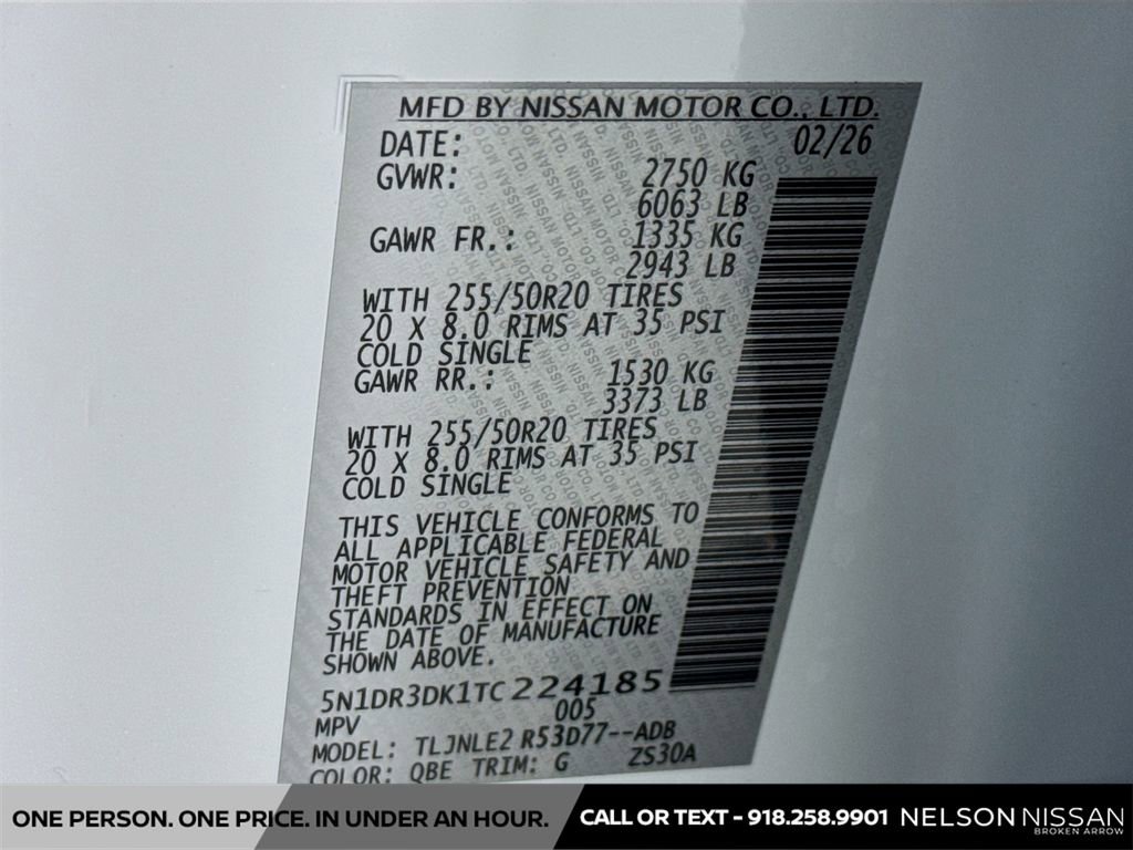 New 2026 Nissan Pathfinder Platinum image 34