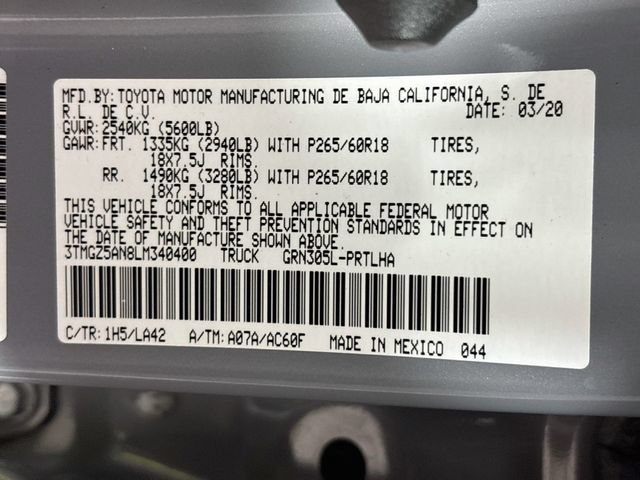 Used 2020 Toyota Tacoma Limited AWD/4WD image 32