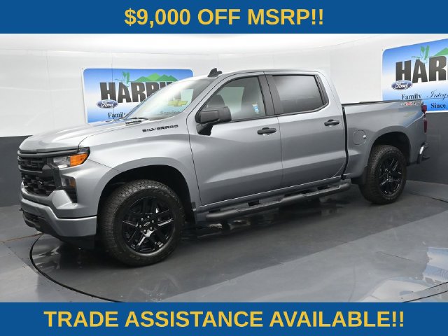 New 2026 Chevrolet Silverado 1500 Custom w/ Turbomax Blackout Package
