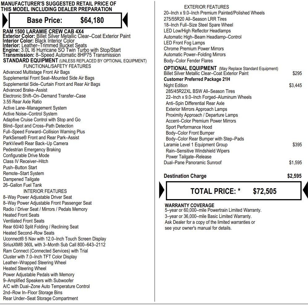 New 2026 RAM 1500 Laramie w/ Night Edition image 2