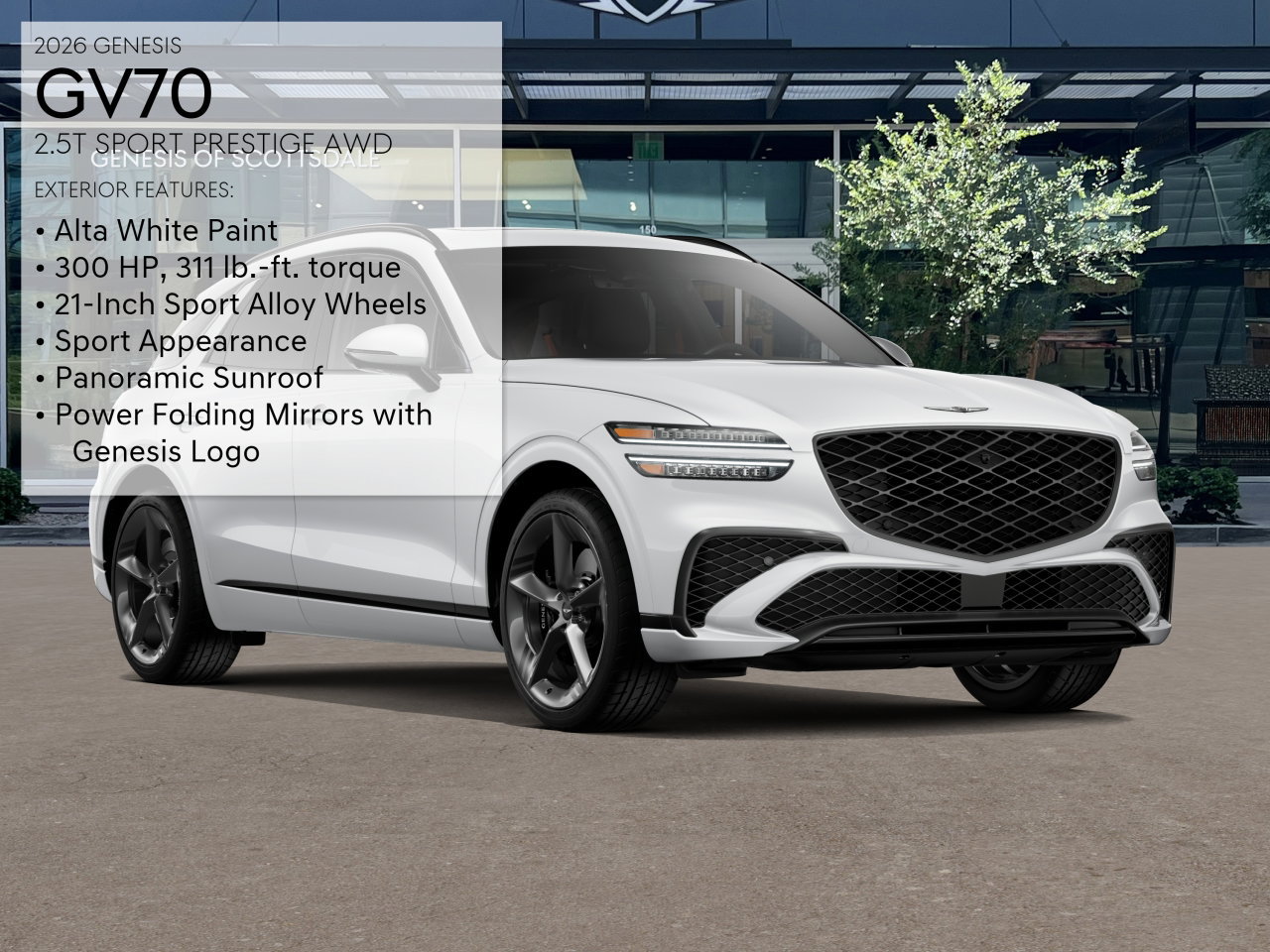 New 2026 Genesis GV70 2.5T Sport Prestige AWD/4WD image 3