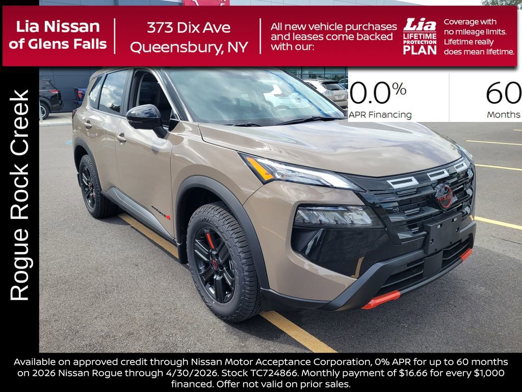New 2026 Nissan Rogue SV w/ Rock Creek Premium Package image 1