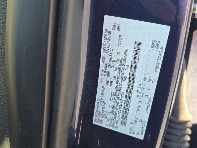 Used 2016 Ford F150 XLT w/ Equipment Group 302A Luxury image 17