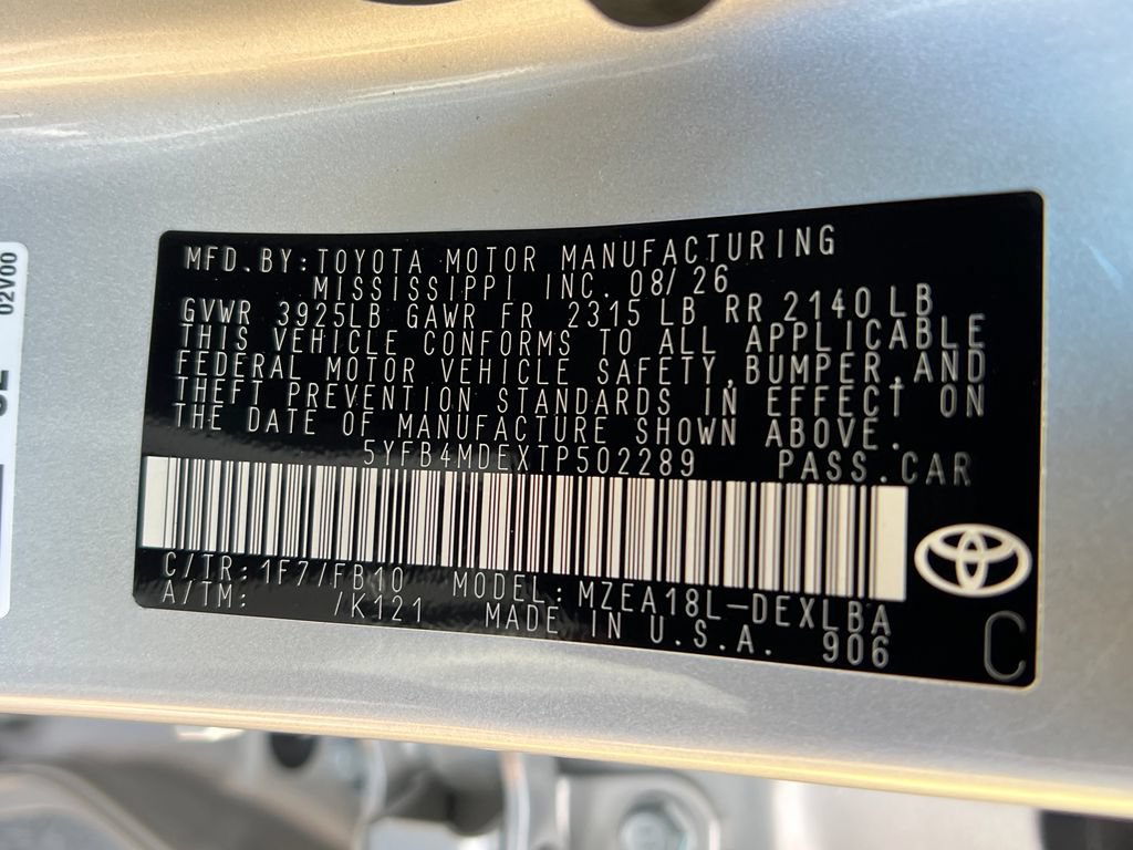New 2026 Toyota Corolla LE w/ LE Premium Package FWD image 26