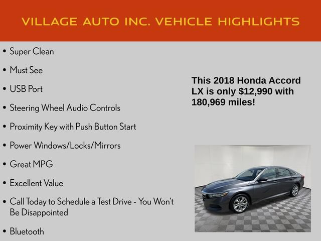 Used 2018 Honda Accord LX image 7