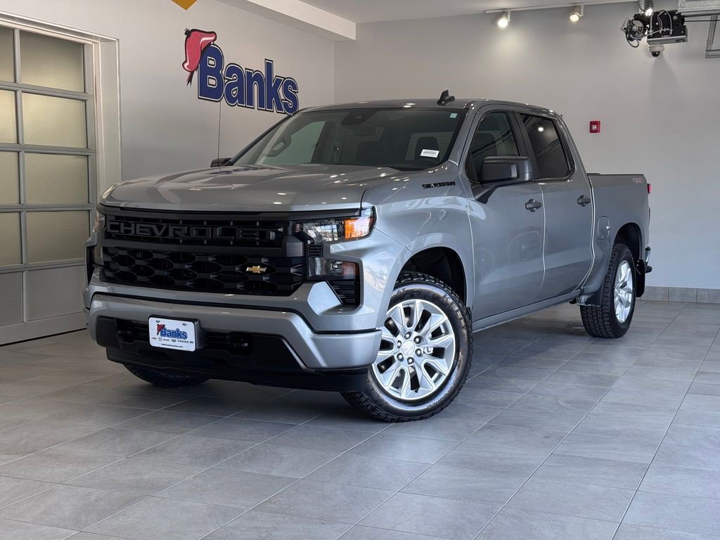 Certified 2023 Chevrolet Silverado 1500 Custom w/ LPO, Dark Essentials Package AWD/4WD image 2