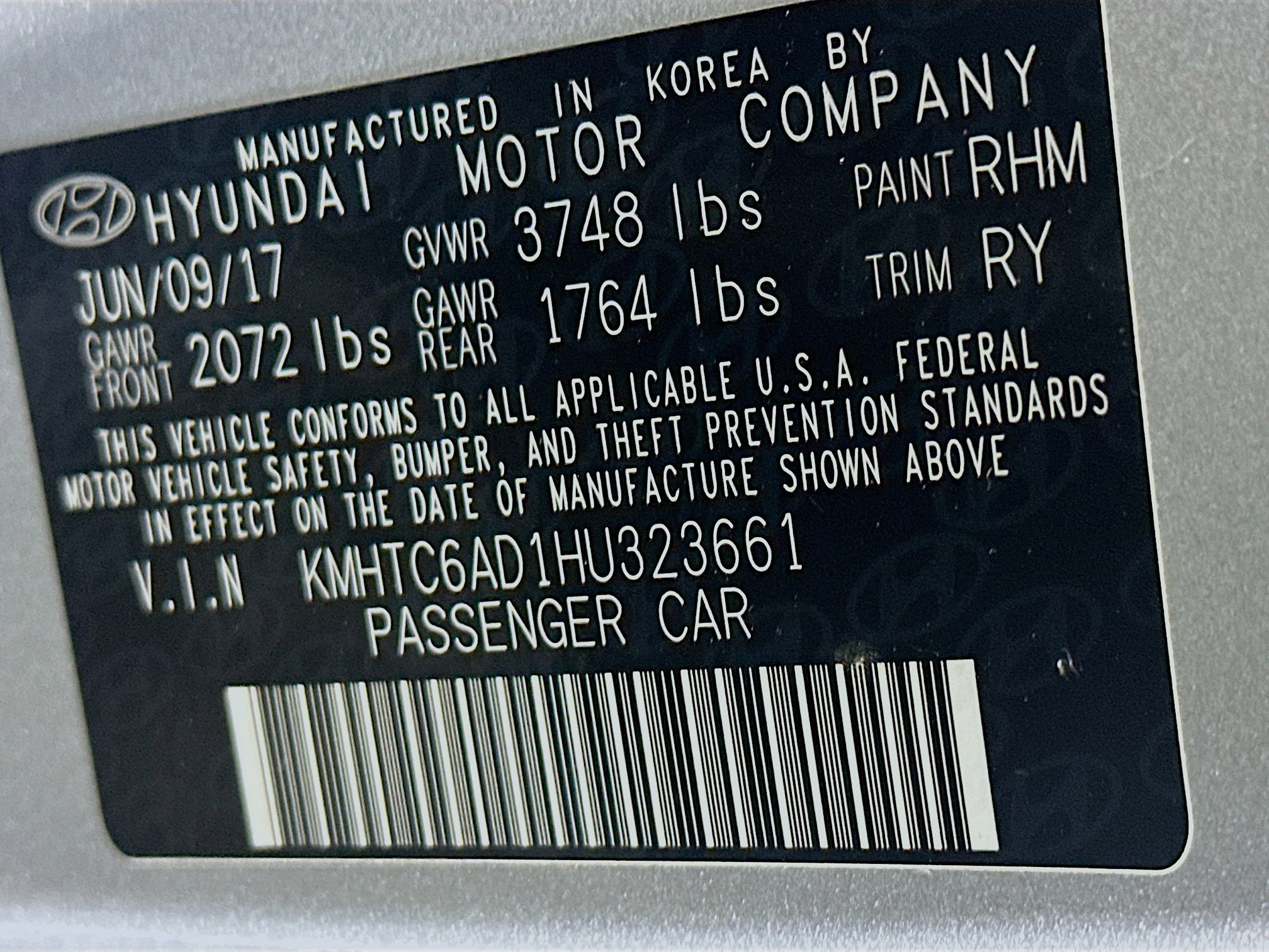 Used 2017 Hyundai Veloster Value Edition image 12