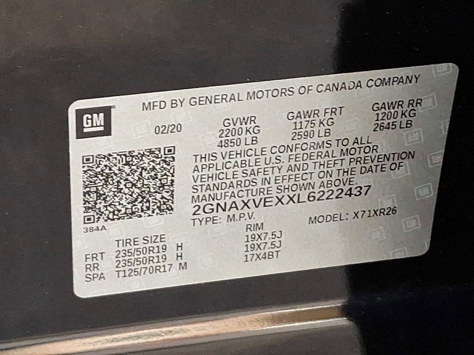 Used 2020 Chevrolet Equinox LT w/ Midnight Edition image 27