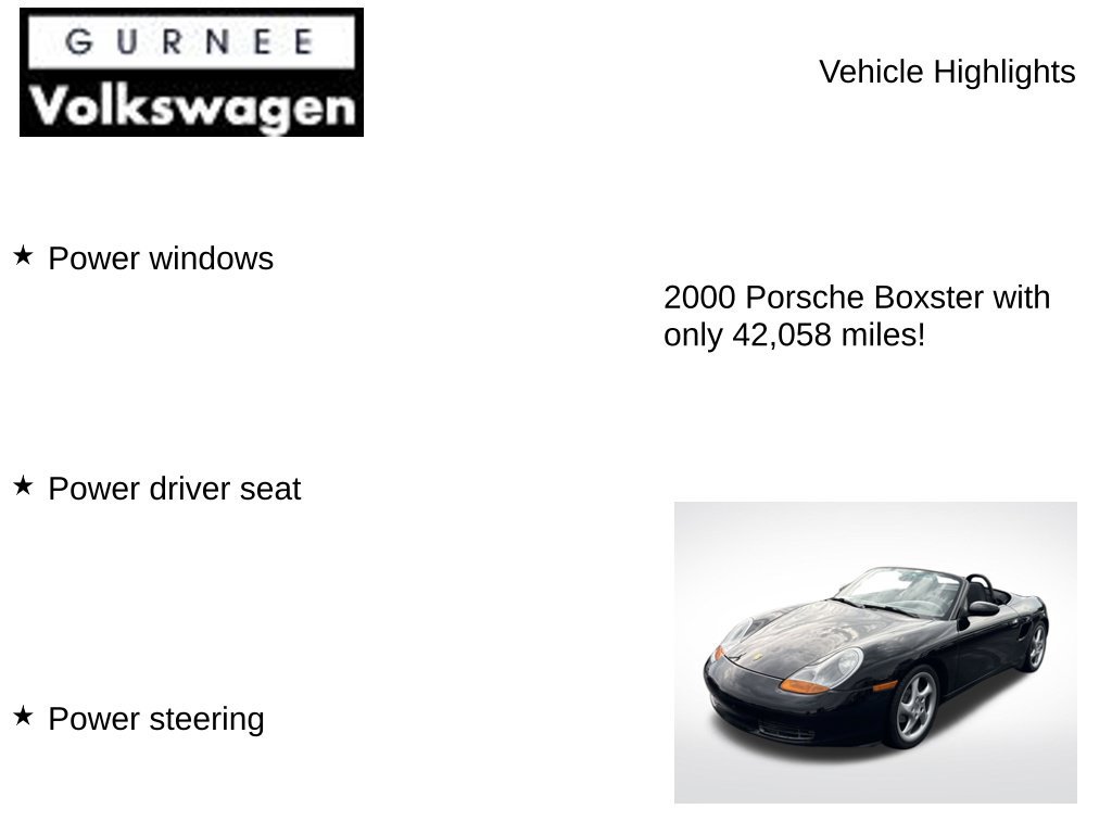 Used 2000 Porsche Boxster RWD image 7
