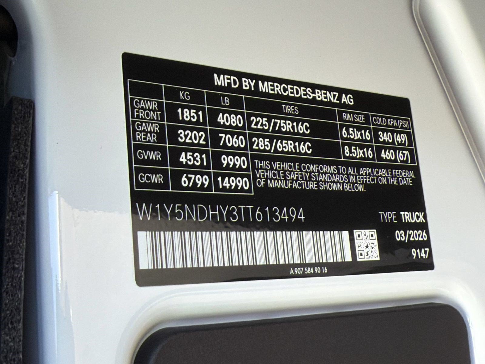 New 2026 Mercedes-Benz Sprinter 3500 image 23