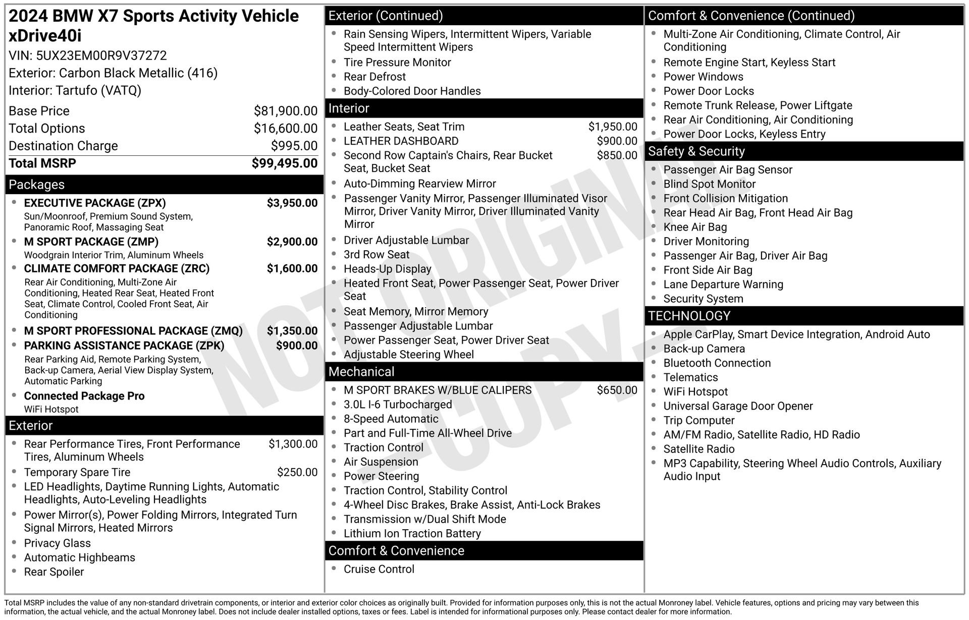 Used 2024 BMW X7 xDrive40i w/ Executive Package AWD/4WD image 24