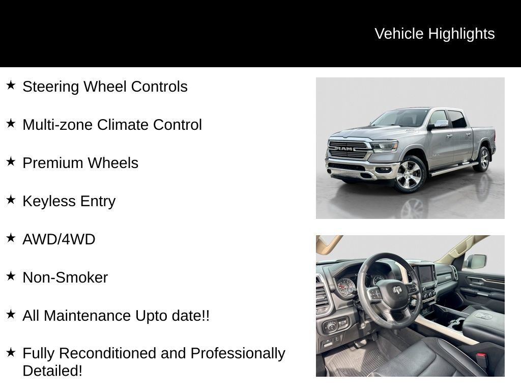 Used 2020 RAM 1500 Laramie AWD/4WD image 16