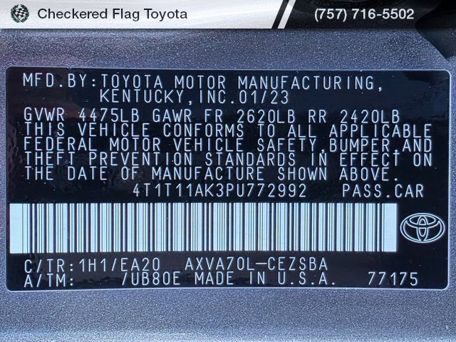 Used 2023 Toyota Camry SE w/ Cold Weather Package image 22