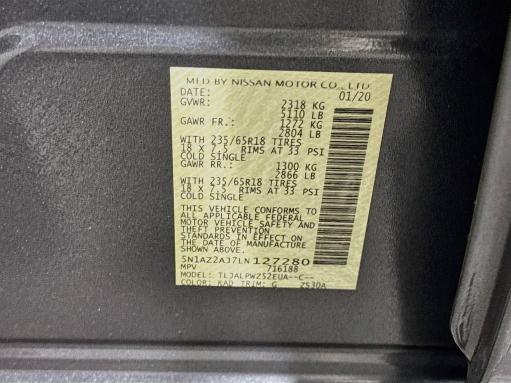 Used 2020 Nissan Murano S w/ Technology Package FWD image 32