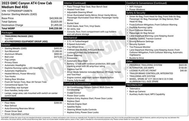 Used 2023 GMC Canyon AT4 AWD/4WD image 25
