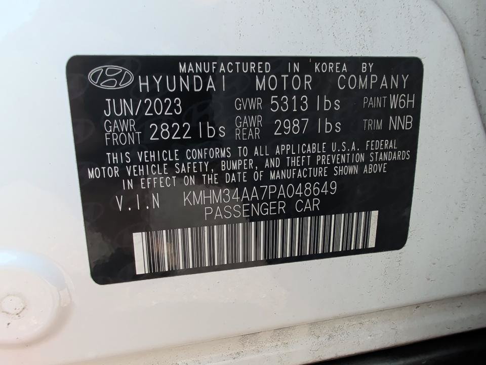 Certified 2023 Hyundai Ioniq 6 SEL w/ Cargo Package RWD image 35