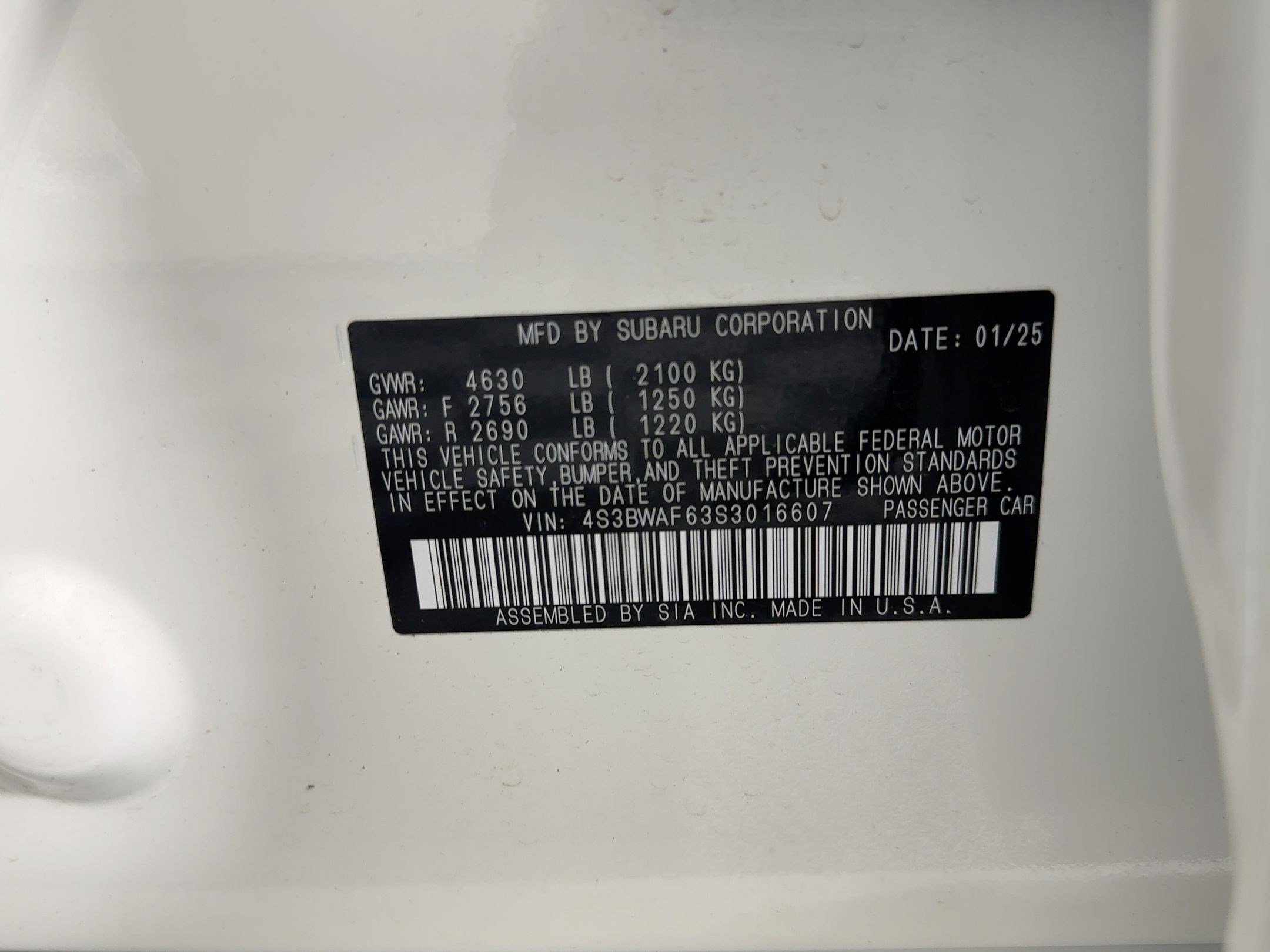 Used 2025 Subaru Legacy Premium image 17