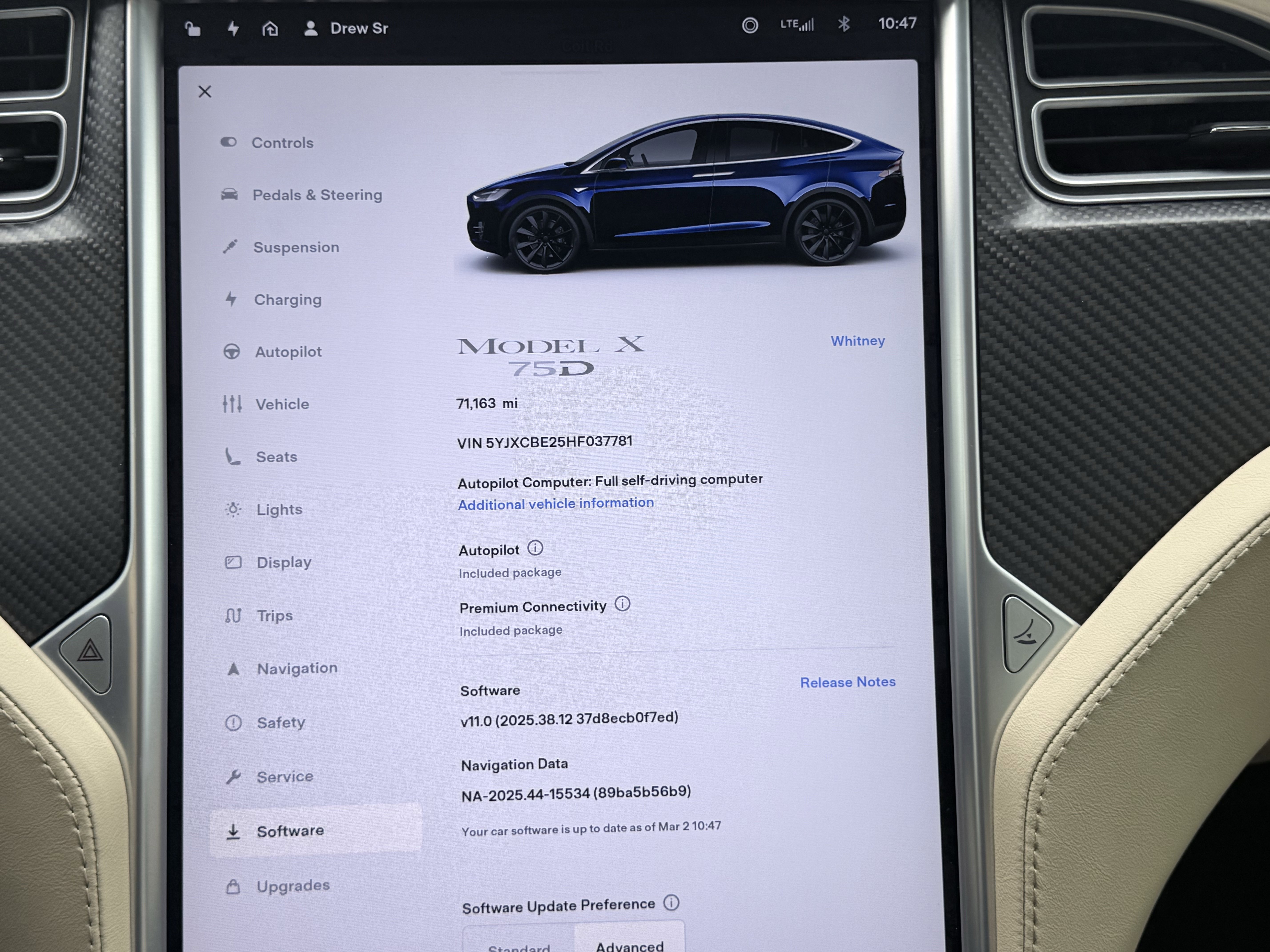 Used 2017 Tesla Model X 75D image 75