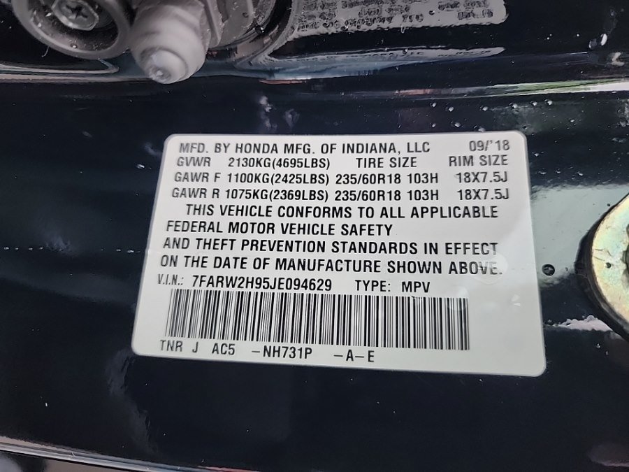 Used 2018 Honda CR-V Touring image 17