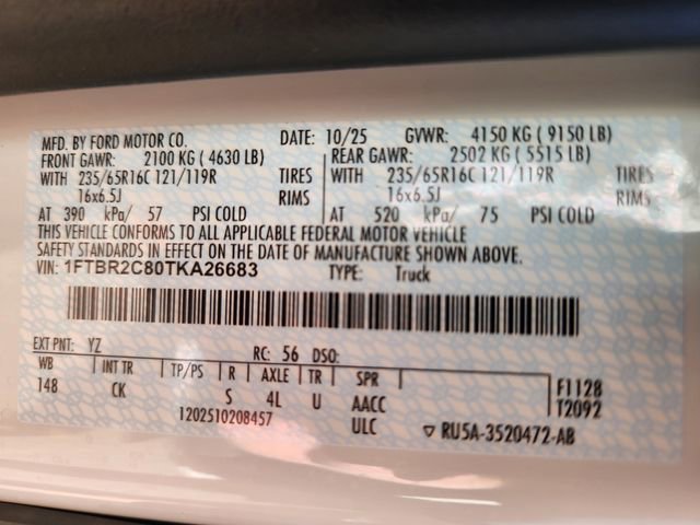 New 2026 Ford Transit 250 148 Medium Roof Extended AWD image 23