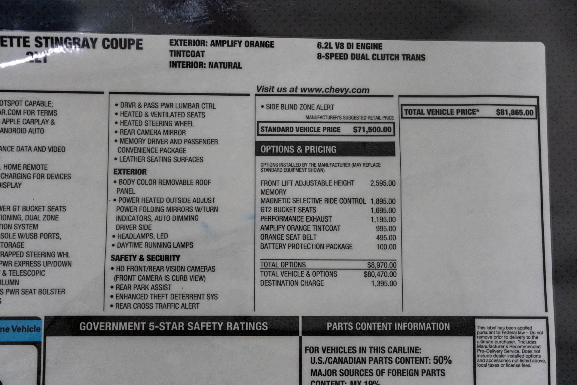 Used 2023 Chevrolet Corvette Stingray Preferred Cpe w/ Battery Protection Package RWD image 25