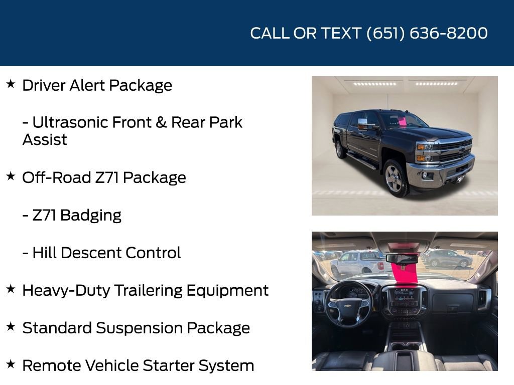 Used 2015 Chevrolet Silverado 2500 LTZ w/ Duramax Plus Package image 30