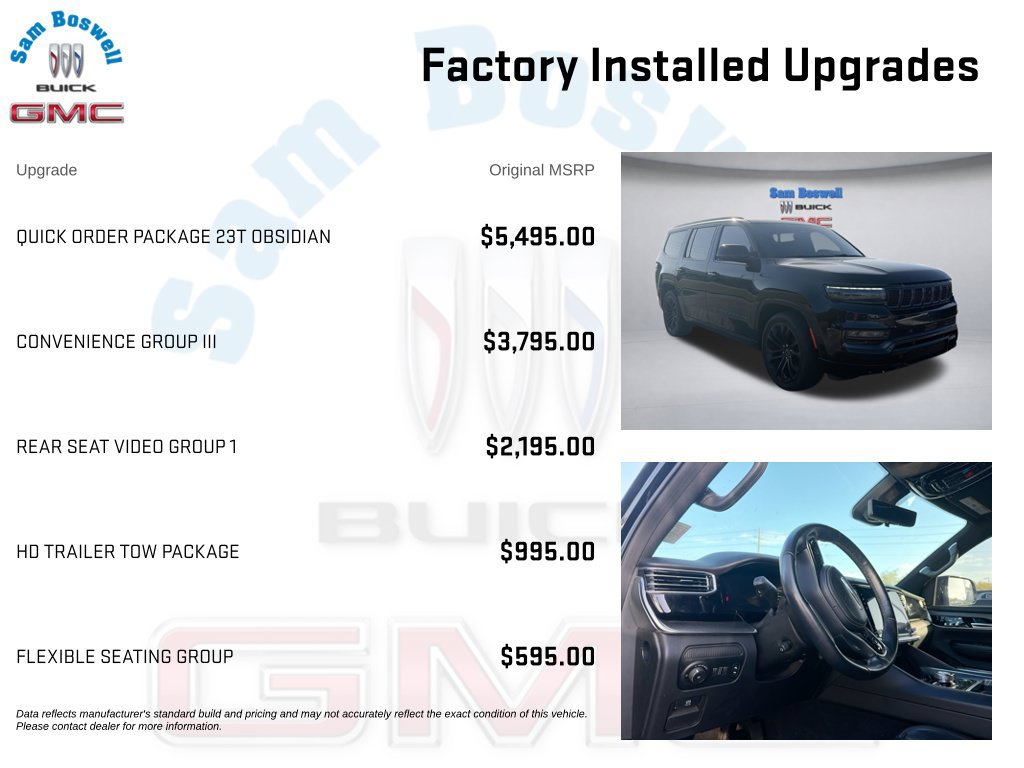 Used 2022 Jeep Grand Wagoneer Series II AWD/4WD image 4