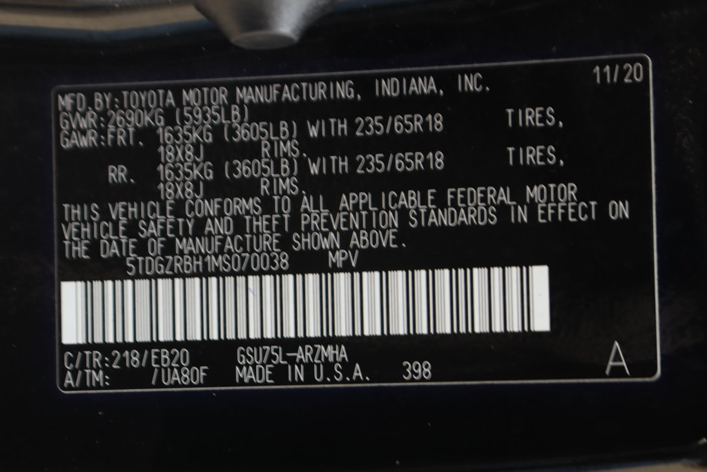 Used 2021 Toyota Highlander XLE AWD/4WD image 52
