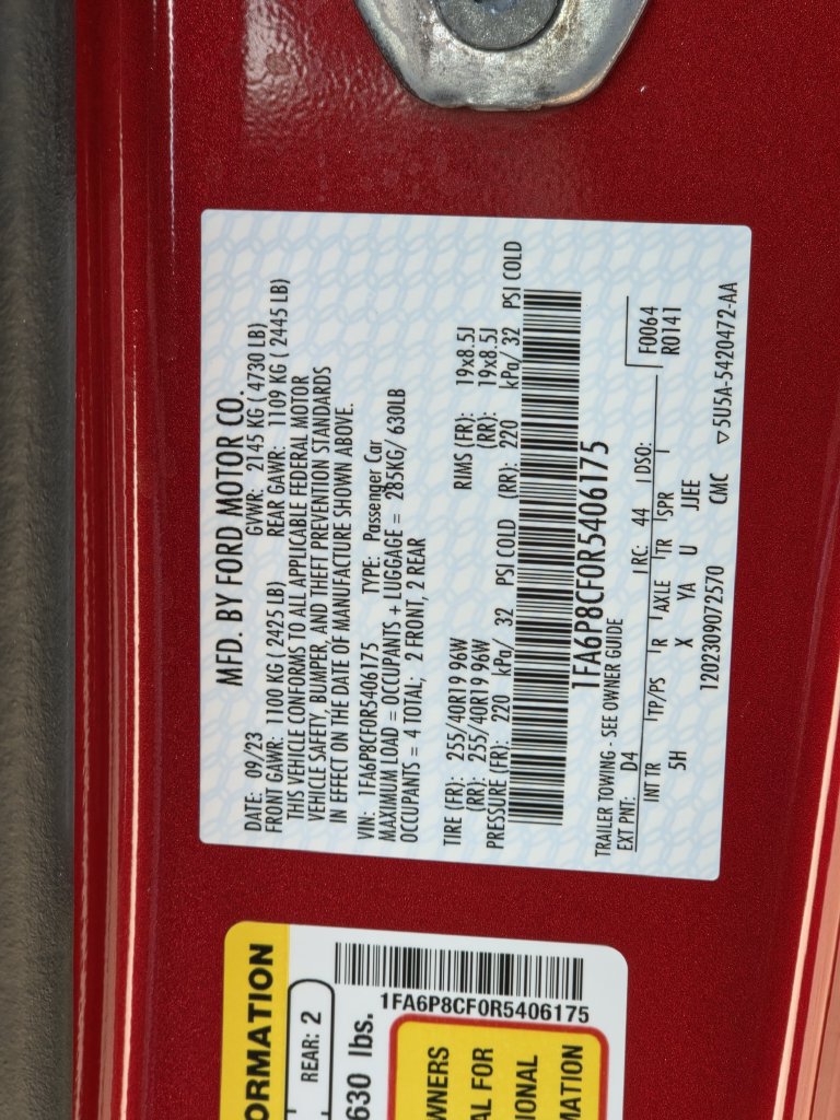 Used 2024 Ford Mustang GT Premium RWD image 31