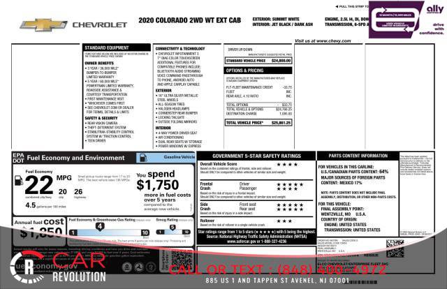 Used 2020 Chevrolet Colorado W/T image 8