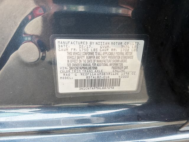 Used 2017 Nissan Versa SV w/ SV Special Edition Package FWD image 32