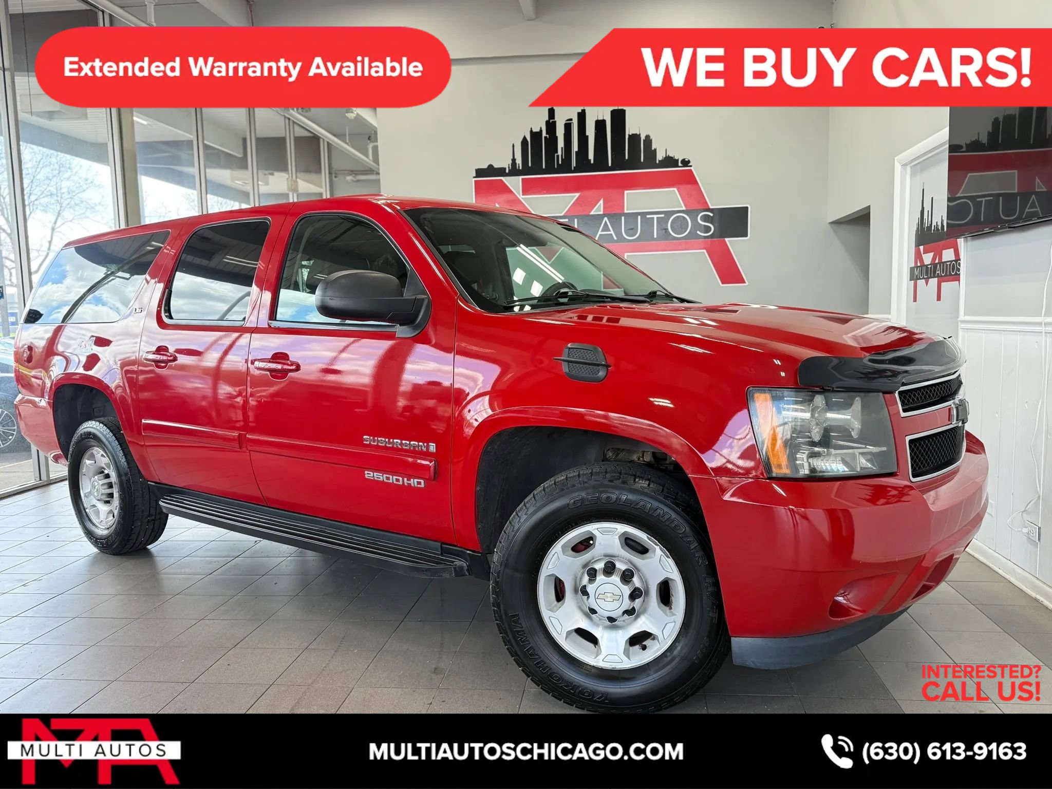 Used 2009 Chevrolet Suburban 2500 LS w/ Skid Plate Package AWD/4WD image 2