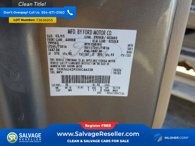 Used 2005 Ford Excursion Limited image 17