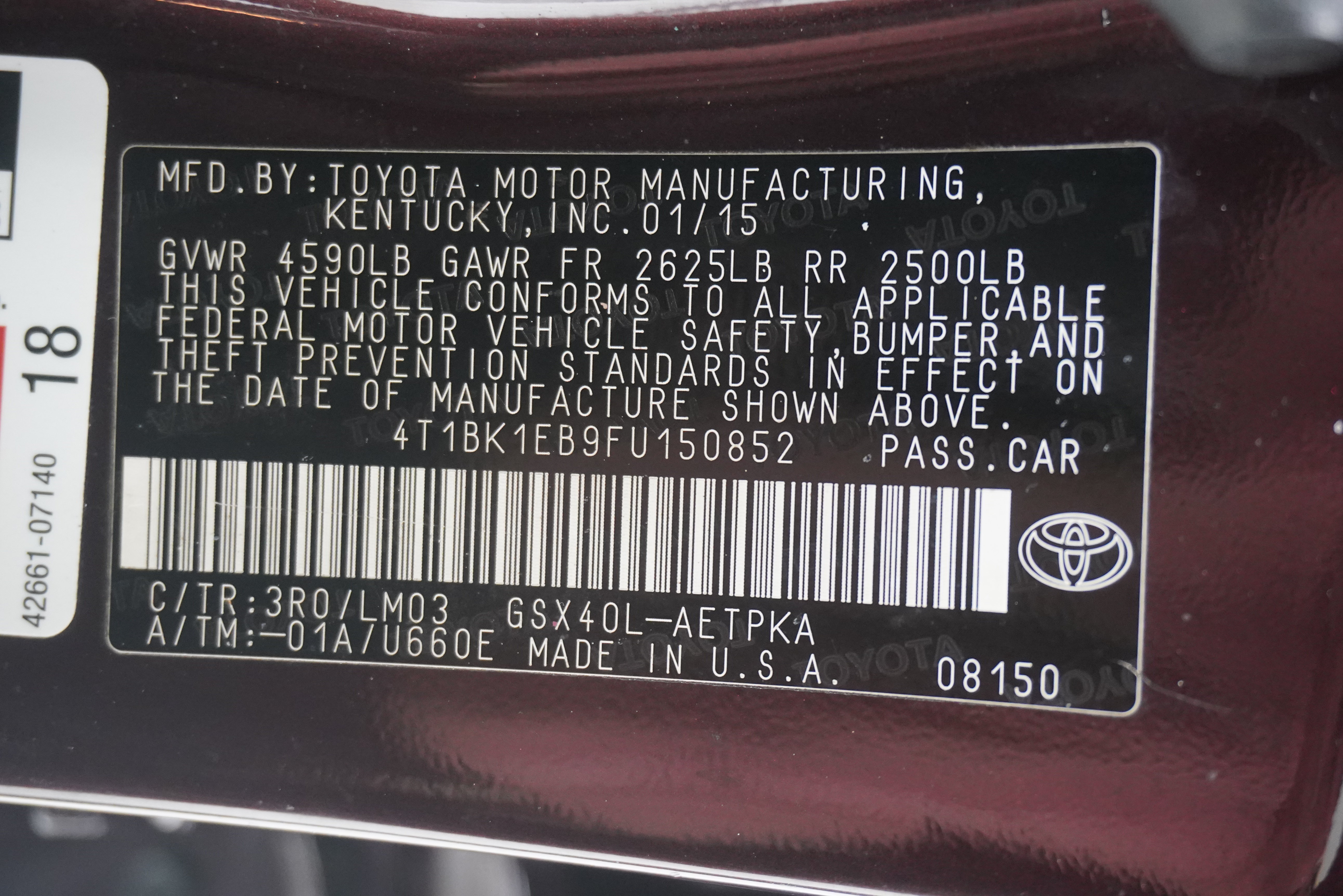 Used 2015 Toyota Avalon Limited w/ Technology Package FWD image 34