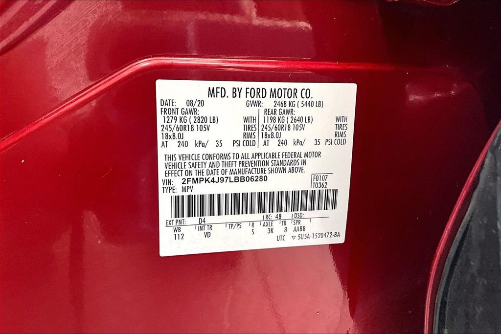 Used 2020 Ford Edge SEL w/ Cold Weather Package AWD/4WD image 34