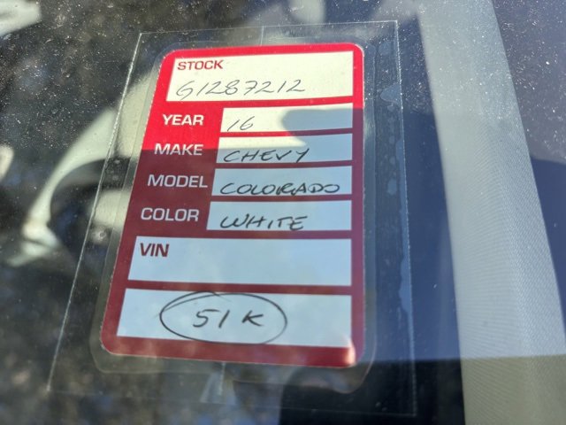 Used 2016 Chevrolet Colorado W/T w/ WT Convenience Package image 5