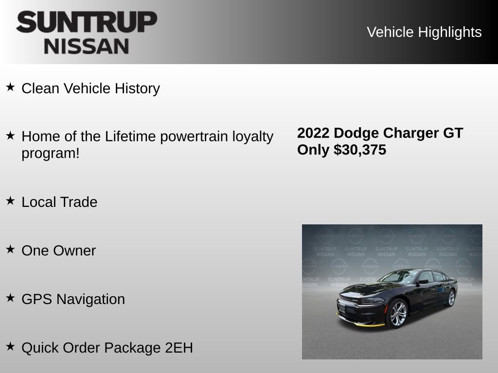 Used 2022 Dodge Charger GT w/ Plus Group RWD image 8