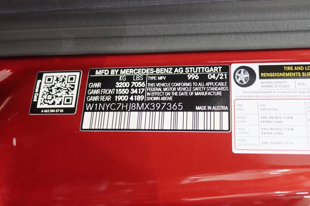 Used 2021 Mercedes-Benz G 63 AMG 4MATIC image 45