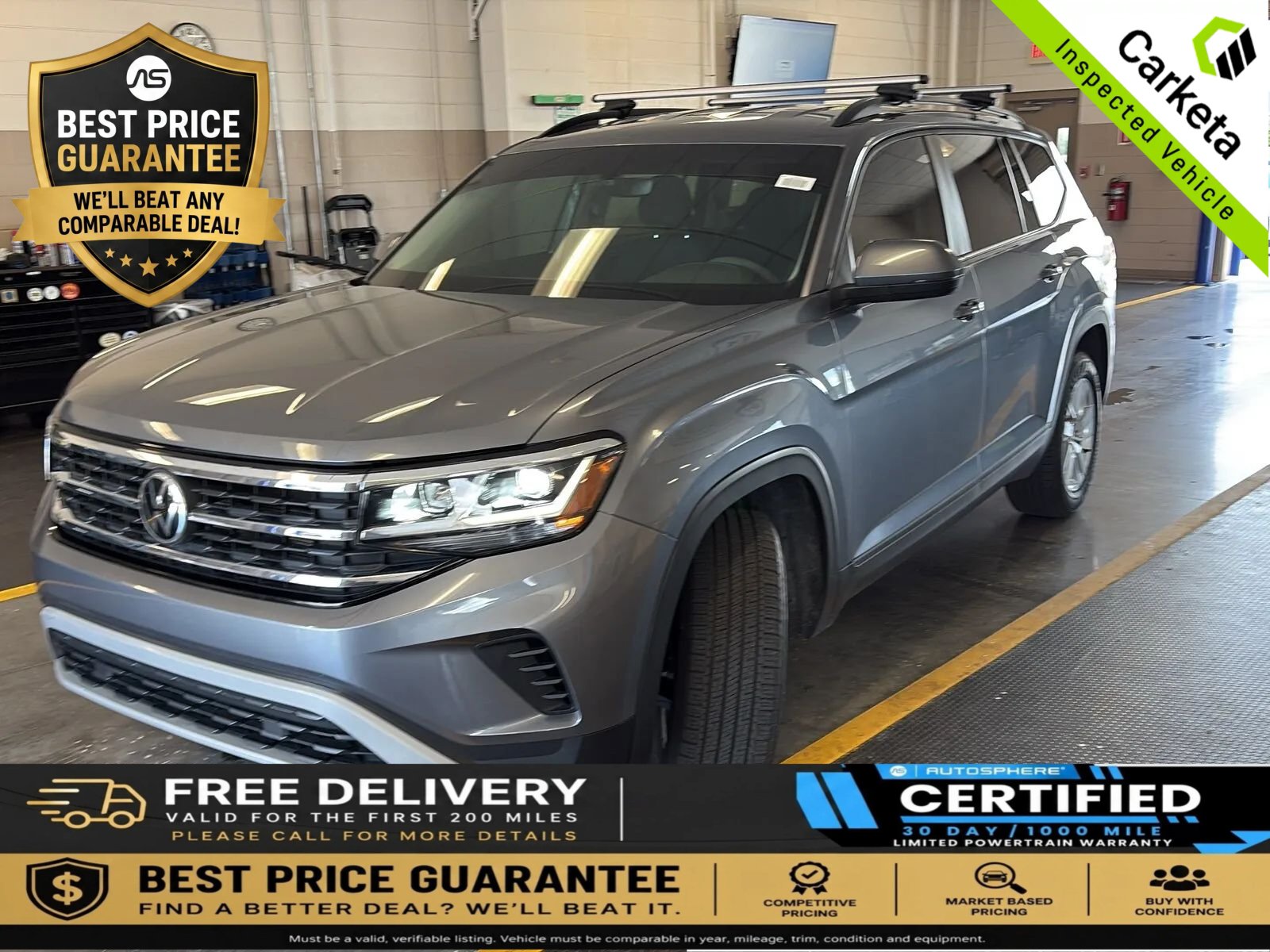 Used 2021 Volkswagen Atlas S AWD/4WD video 1
