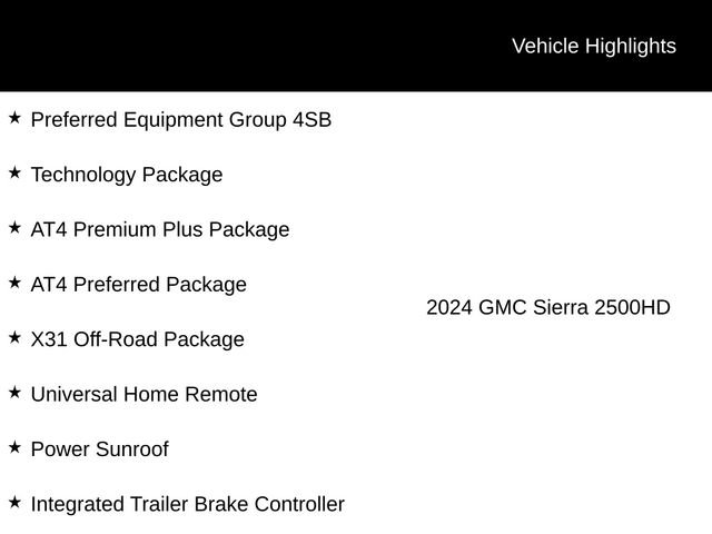 Used 2024 GMC Sierra 2500 AT4 w/ AT4 Premium Plus Package image 12