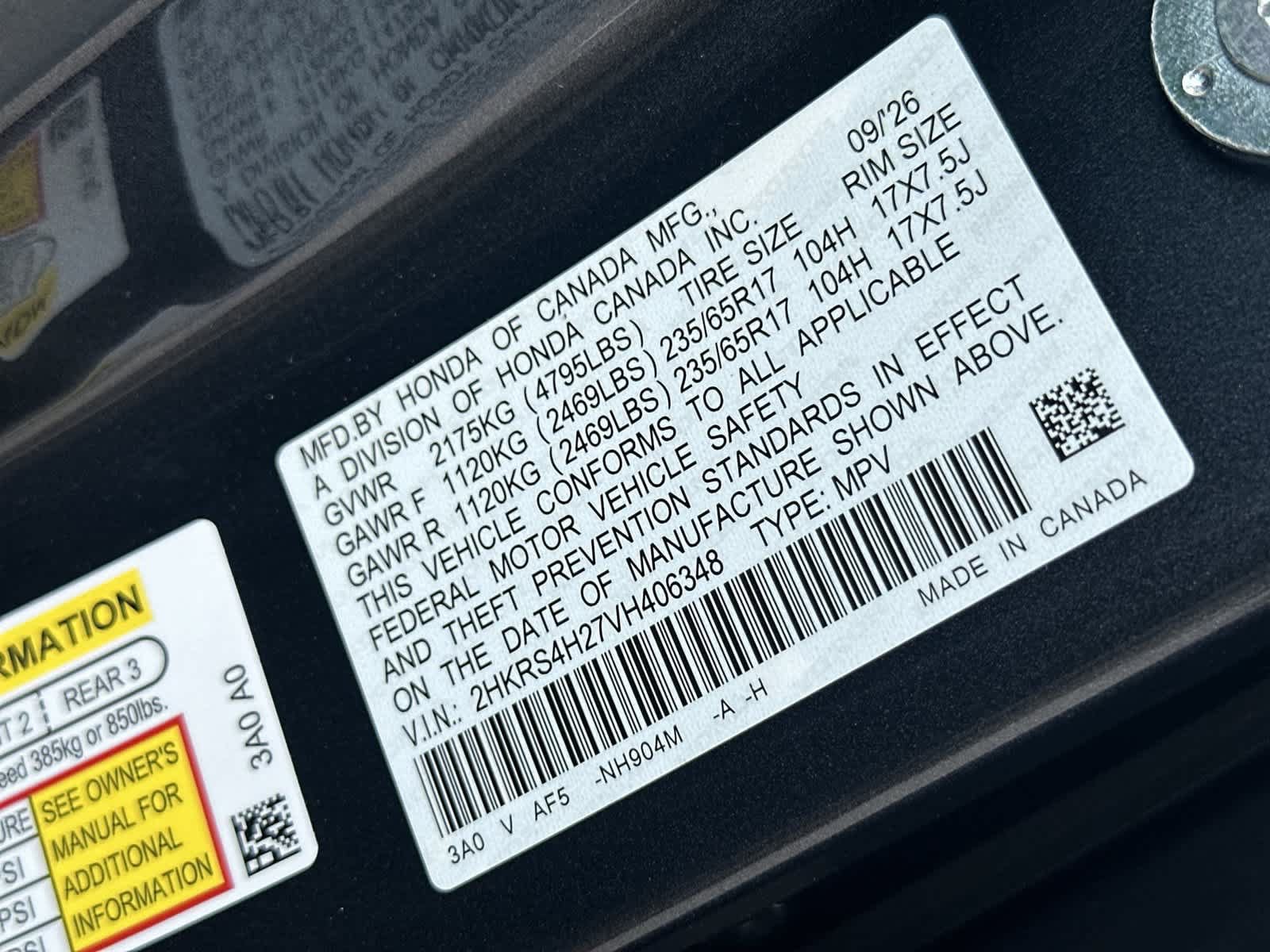 New 2027 Honda CR-V LX image 22