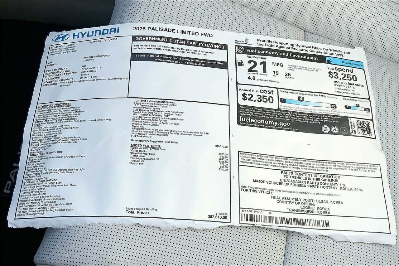 New 2026 Hyundai Palisade Limited image 18